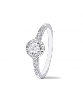 Anillo solitario diamante 0,55 kts