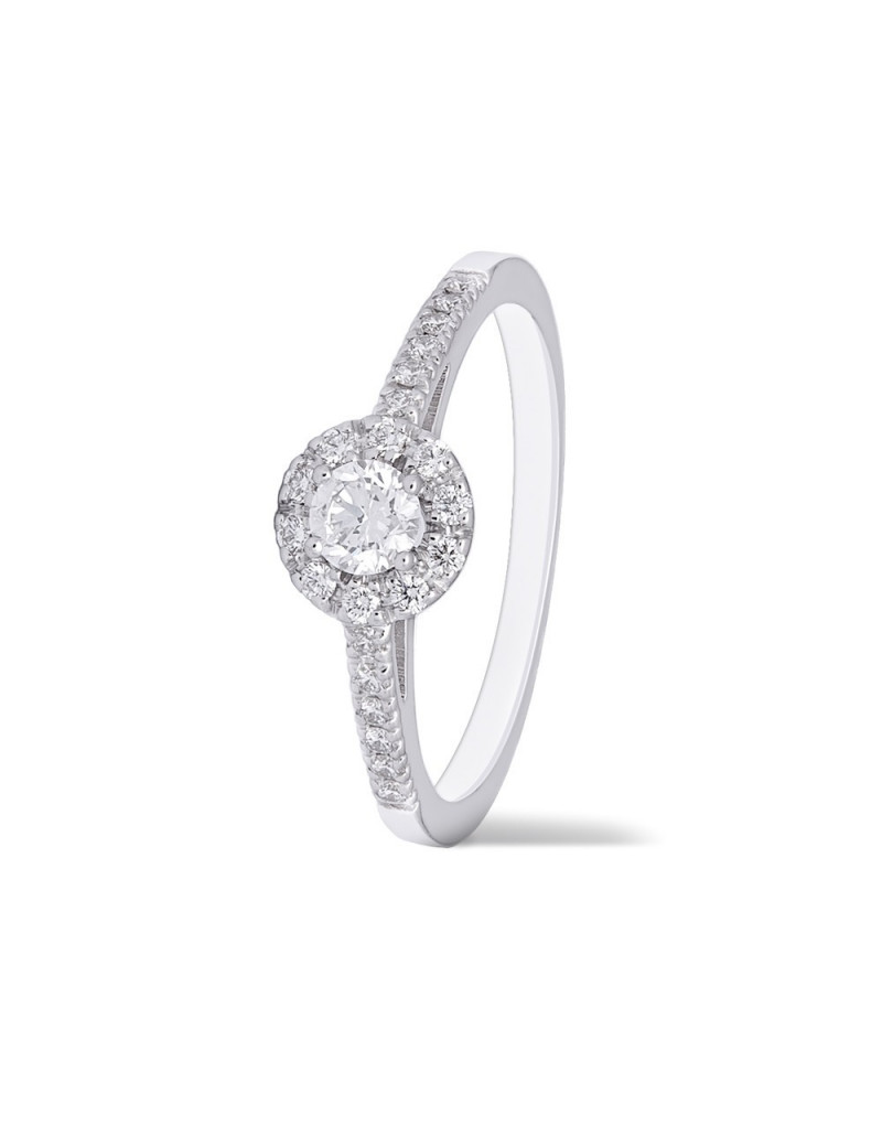Anillo solitario diamante 0,55 kts