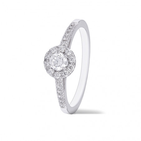 Anillo solitario diamante 0,55 kts