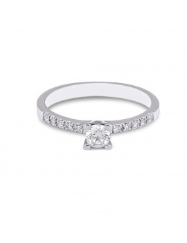 Anillo Solitario Diamante 0,44 kts