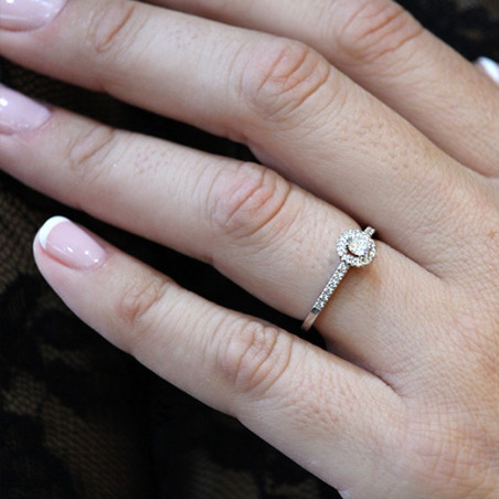Anillo Solitario Diamante 0,55 kts IGI