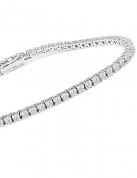 Pulsera Riviere Diamantes Personalizada 1CT Pulsera Diamantes a Medida