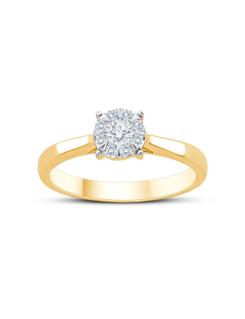 Anillo Solitario de Diamantes 0,25 ct · Anillo Compromiso Clásico