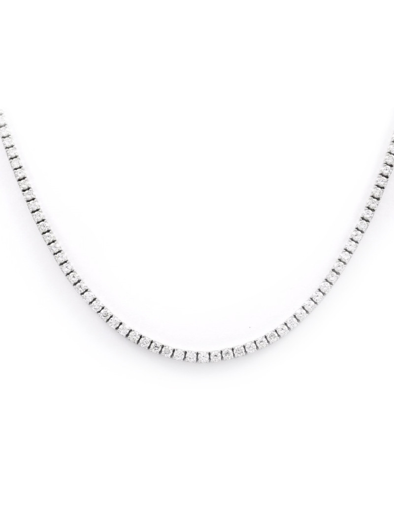 Anna: Collar Riviere de Diamantes Talla Brillante · Joyería Marga Mira