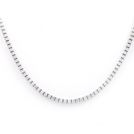 Anna: Collar Riviere de Diamantes Talla Brillante · Joyería Marga Mira