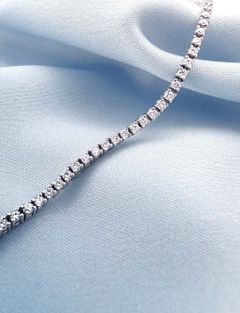 Anna: Collar Riviere de Diamantes Talla Brillante · Joyería Marga Mira