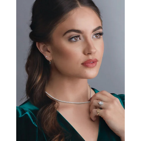 Anna: Collar Riviere de Diamantes Talla Brillante · Joyería Marga Mira