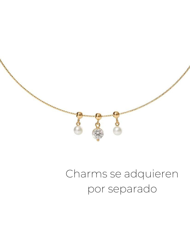 Collar Fino de Oro Amarillo 18k · Gargantilla Minimalista y Flexible