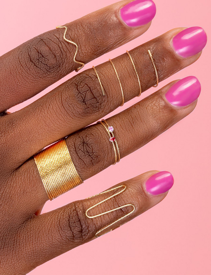 Angel: Anillo Media Espiral en Oro Amarillo  18 kilates · Magic Wire