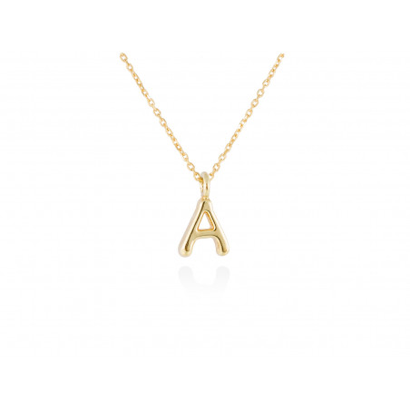 Collar letra inicial oro amarillo 18k · Letra Inicial Personalizada