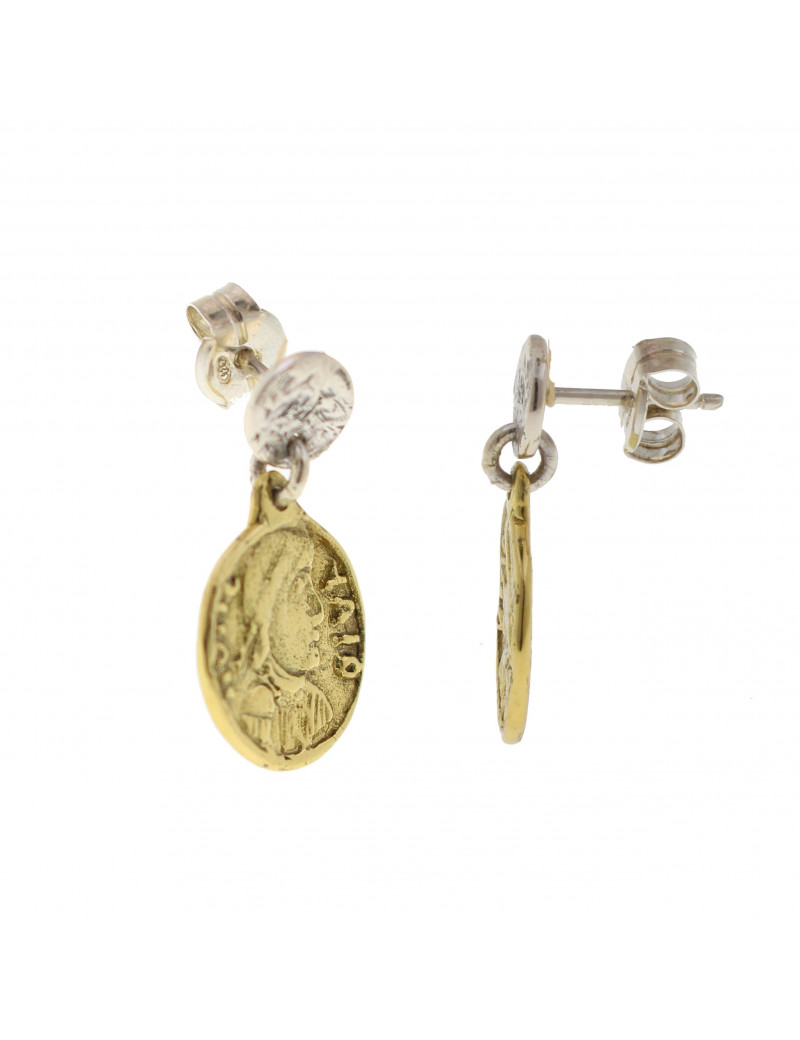 Pendientes Monedas de Plata