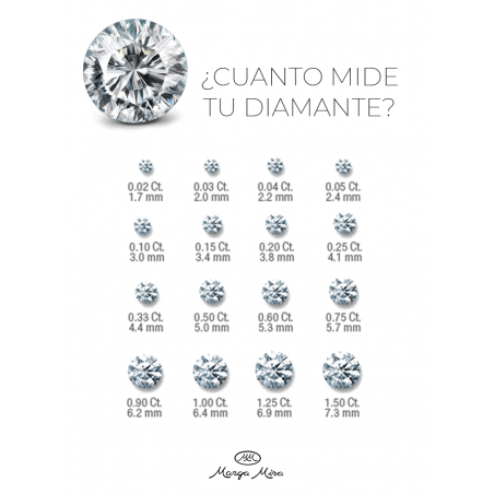 Anillo de Compromiso Solitario Qatar con Diamante | Oro Blanco 18k