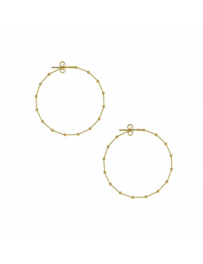 Pianeti: Pendientes Espiral Oro Amarillo 18k · Pendientes de Bolitas