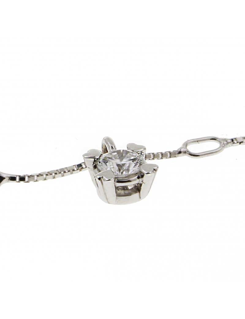 Colgante de Diamante con Cadena