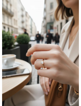 Stefany: Anillo Solitario de Diamante en 6 Garras · Joyería Marga Mira