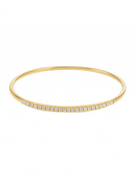 Martina: Pulsera de 23 Diamantes Rígida Oro Amarillo 18k · Marga Mira
