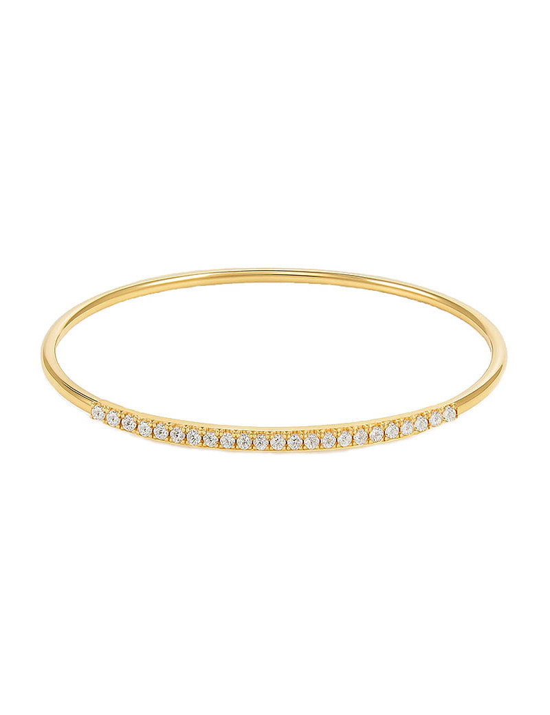 Martina: Pulsera de 23 Diamantes Rígida Oro Amarillo 18k · Marga Mira