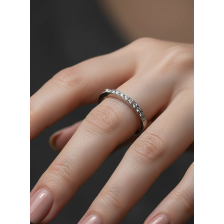 Matilde: Media Alianza de Diamantes Oro 18k