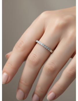 Matilde: Media Alianza de Diamantes Oro 18k