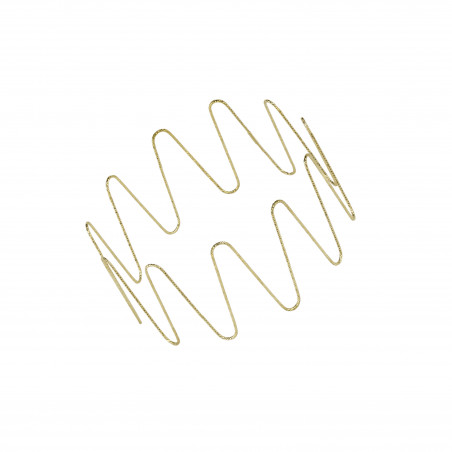 Samoa: Pulsera de Oro  Amarillo 18k con Zig Zag · Joyería Marga Mira