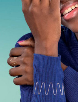 Samoa: Pulsera de Oro Amarillo 18k con Zig Zag · Joyería Marga Mira