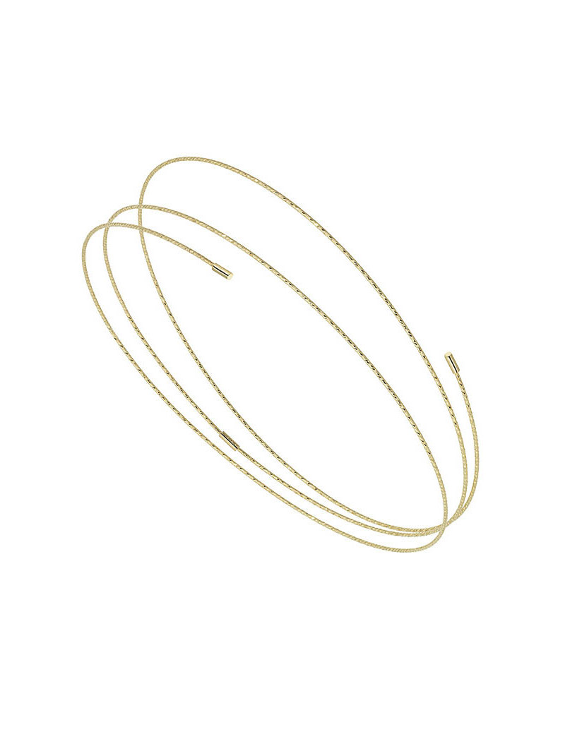 Angel: Pulsera de Oro Flexible MagicWire. Pulsera Oro Amarillo 18 kt