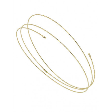 Angel: Pulsera de Oro Flexible MagicWire. Pulsera Oro Amarillo 18 kt