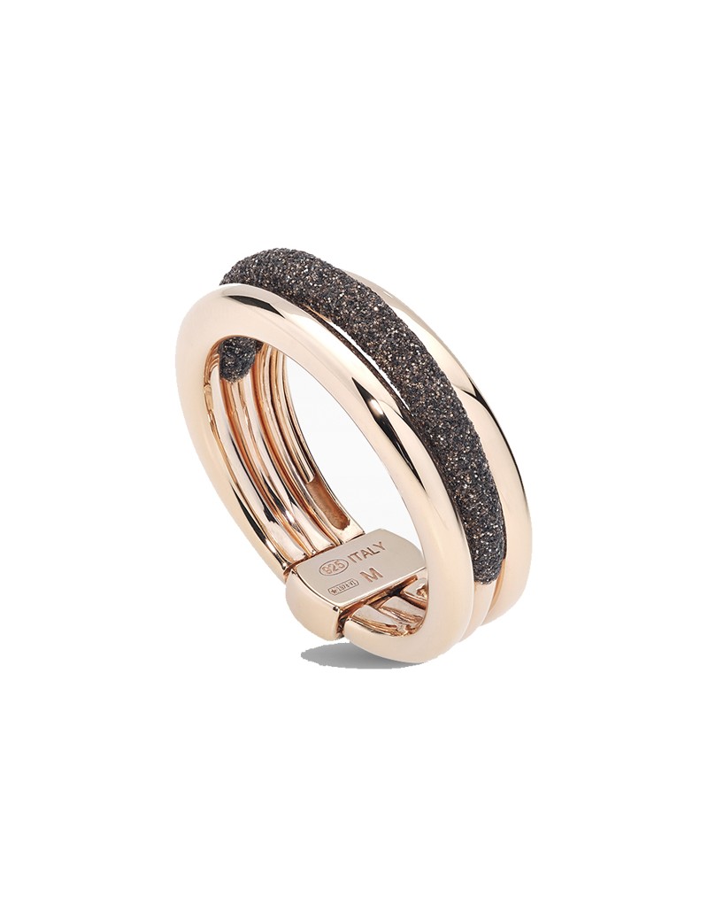 WPLVA717M: Anillo Pesavento "Rosa Marrón" Colores del Mundo