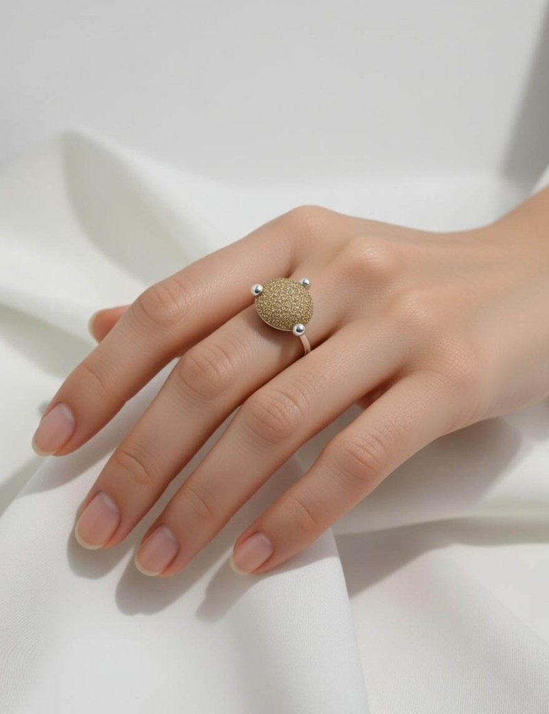 WPSCA196/14: Anillo Pesavento "Giallo Nardo" Colores del Mundo