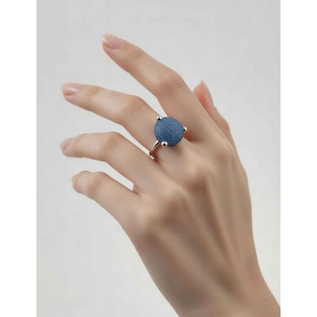 WPSCA201/M: Anillo Pesavento Azul Santorini Colores del Mundo