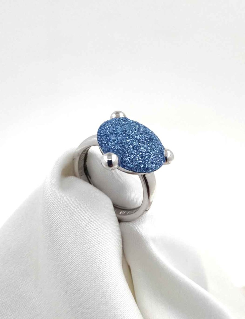 WPSCA201/M: Anillo Pesavento Azul Santorini Colores del Mundo