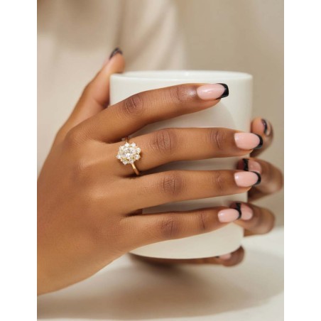 Victoria Anillo de Diamante Oval 0.60ct D-VS GIA. Oro amarillo 18k