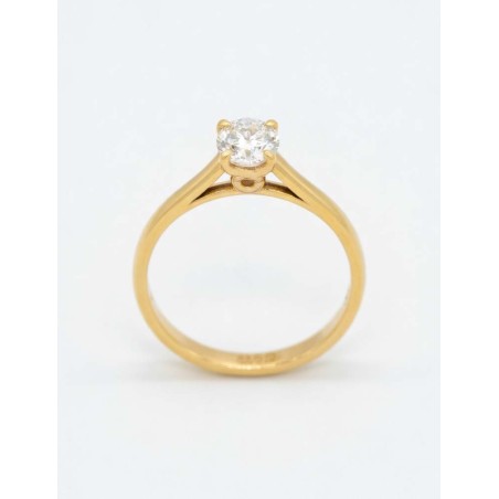Beatriz Anillo Solitario 0.40ct GIA. Oro 18k F-VS · Joyería Marga Mira
