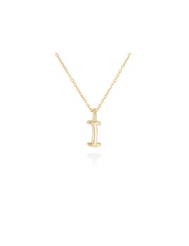 Collar letra inicial oro amarillo 18k · Letra Inicial Personalizada