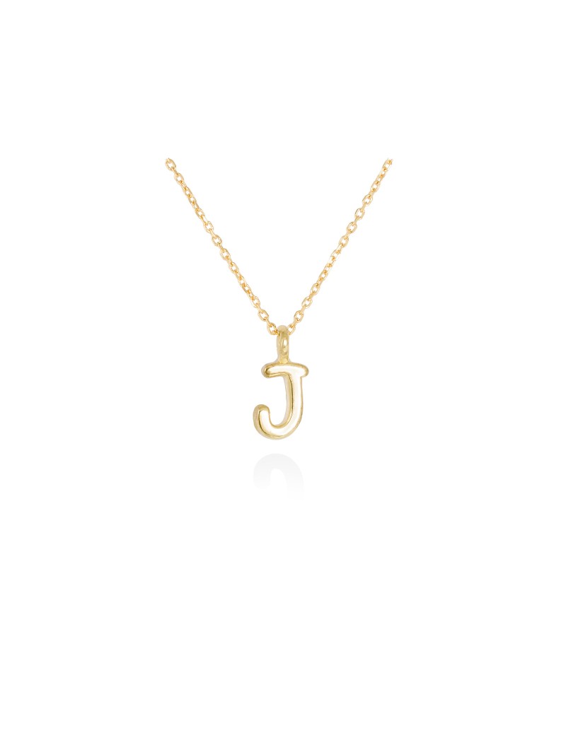 Collar letra inicial oro amarillo 18k · Letra Inicial Personalizada