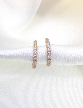 Pendientes Martina de Diamantes en Oro Amarillo · Joyería Marga Mira