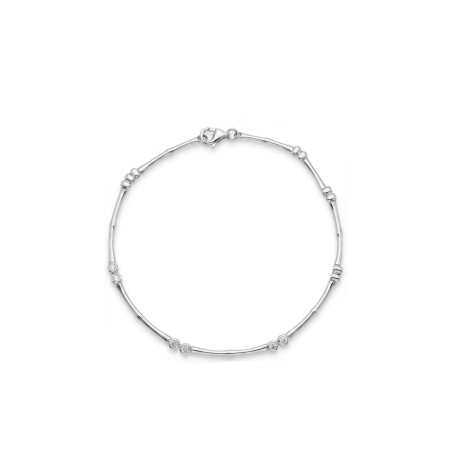 Pulsera 14 Diamantes 0.08ct F-VS | Oro Blanco 18k · Marga Mira