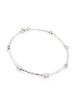 Pulsera 14 Diamantes 0.08ct F-VS | Oro Blanco 18k · Marga Mira