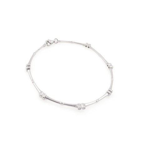 Pulsera 14 Diamantes 0.08ct F-VS | Oro Blanco 18k · Marga Mira