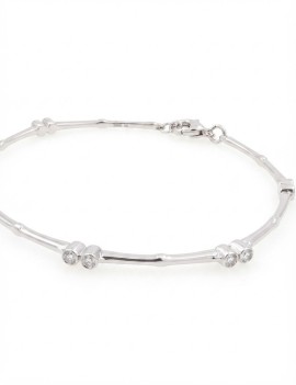 Pulsera 14 Diamantes 0.08ct F-VS | Oro Blanco 18k · Marga Mira