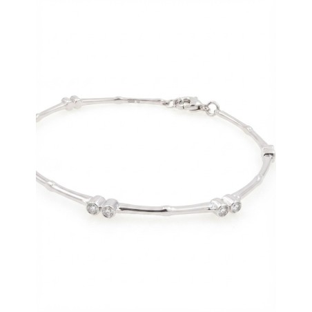 Pulsera 14 Diamantes 0.08ct F-VS | Oro Blanco 18k · Marga Mira