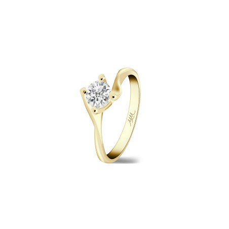 Emma: Anillo de Diamante Solitario | Oro Amarillo 18k · Marga Mira