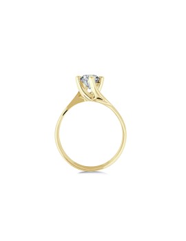Emma: Anillo de Diamante Solitario | Oro Amarillo 18k · Marga Mira