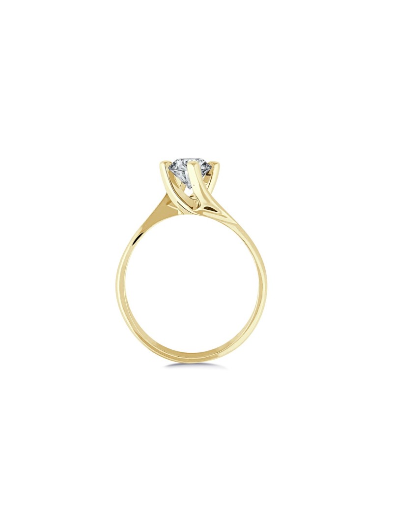 Emma: Anillo de Diamante Solitario | Oro Amarillo 18k · Marga Mira
