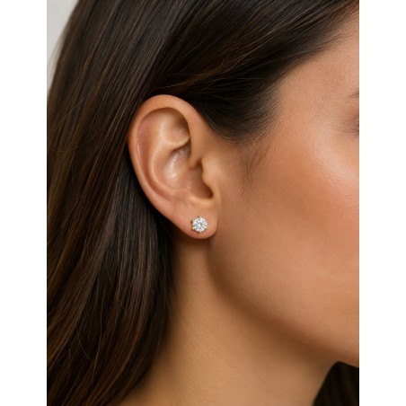 Fabiola: Pendientes de Diamantes en Oro Amarillo 18k · Marga Mira