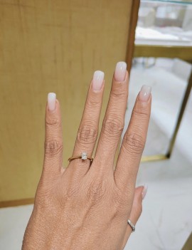 Carol: Anillo de Diamante Talla Oval | Oro Amarillo 18k · Marga Mira