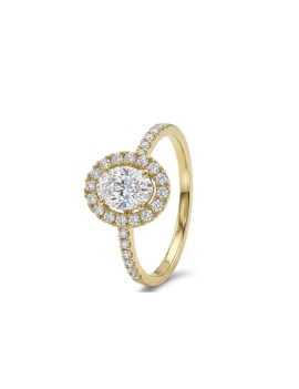Rania Anillo Diamante Oval GIA | Oro Amarillo 18k IF-VS · Marga Mira