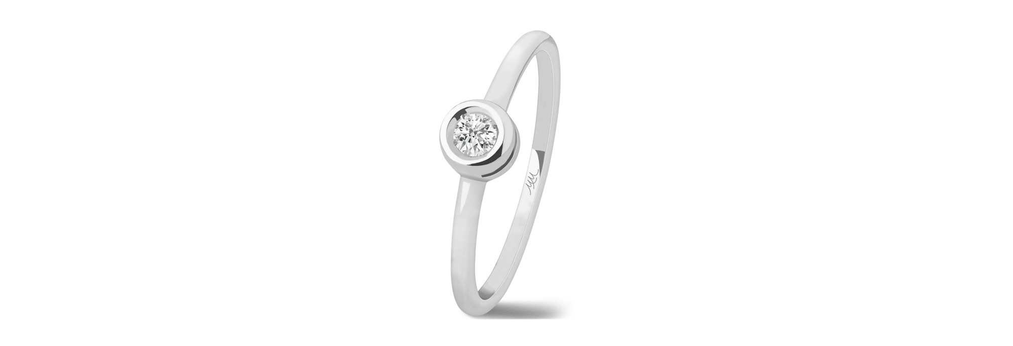 alejandra anillo oro blanco con diamante - regalos de lujo alicante - anillos compromiso online - joyeria marga mira