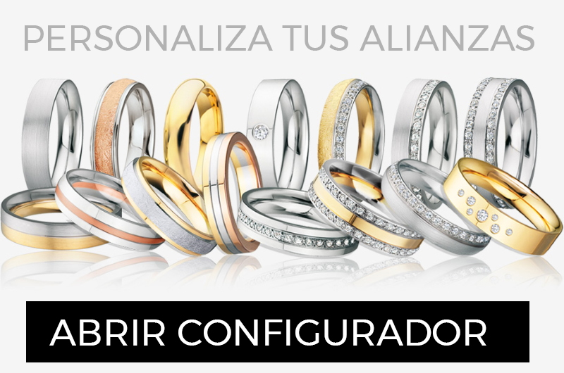 configurador alianzas boda alicante - personalizar anillos boda alicante