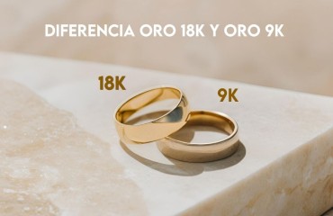 Diferencia entre oro de 9K, 14K, 18K y 24K: Guía completa para elegir bien